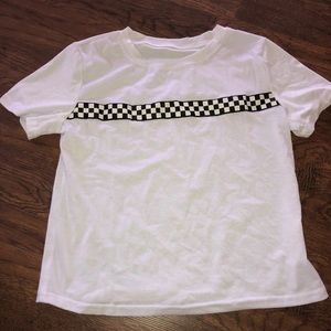 Checkered women’s top